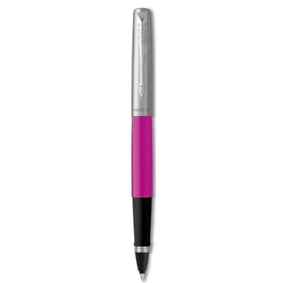 Imagen de Newell Brands Parker Jotter Bolígrafo roller magenta con tinta negra de punta fina, 1 unidad (paquete 1)