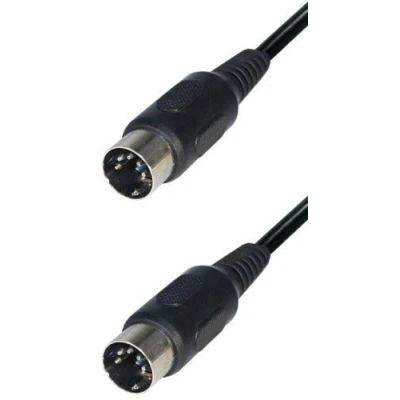 Imagen de Unbekannt Cable Midi (3 unidades, 5 m, pines, DIN top), color negro