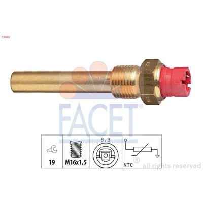 Imagen de Facet 7.3006 Sensor, temperatura del aceite
