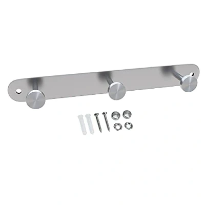 Imagen de INTIRILIFE Perchero de Acero Inoxidable Modell A 3 Ganco Pared con Gancho en 5 diseños Diferentes