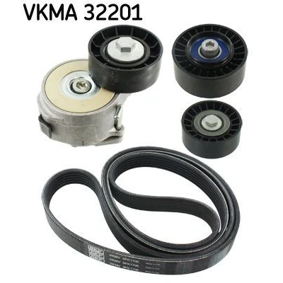 Imagen de SKF VKMA 32201 Juego de correas trapeciales poli V FIAT: Doblo II Furgón / Familiar, Ducato III Furgón, Camión plataforma/Chasis