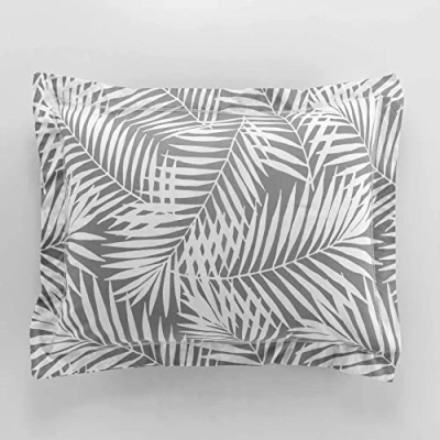 Imagen de douceur d&#039;intérieur, Botania Funda de Almohada (50 x 70 cm, 100% algodón), Color Gris