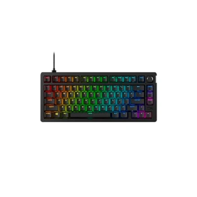 Imagen de HyperX Alloy Rise 75 Teclado Gaming mecánico, switches Red, Hot Swap en Caliente, Formato 75%, Carcasa magnética Intercambiable, Negro (QWERTY Español)