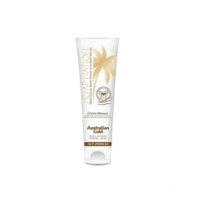Imagen de Australian Gold Hemp Nation Cocoa Dreams Tan Extender Despues del sol