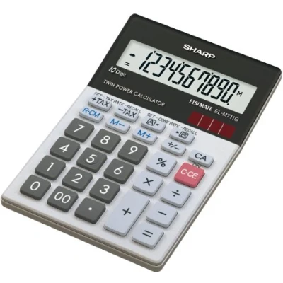 Imagen de sharp 10 Digit Stylish Desktop Calculator Calculadora (Escritorio, Básico, SB/LR44 x 1, 130g, 100 151.5 33 mm)
