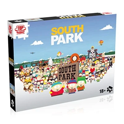 Imagen de Winning Moves Rompecabezas South Park Puzzle 1000 Piezas Juguetes para niños 18+ años y Todos los Fans de la Serie, Jugar Solo o en compañía, Incluye póster
