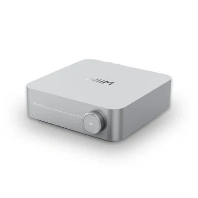 Imagen de WiiM Amp: Amplificador de Streaming Multiroom Compatible con AirPlay, Google Cast, Alexa HDMI, Control por Voz Transmite Desde Spotify, Amazon Music, Tidal y más Plata