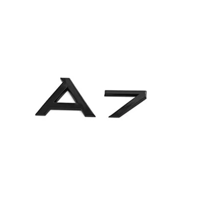 Imagen de Audi 4K8071803 Letra A7 Negro Tuning Exclusive Black Edition Emblema