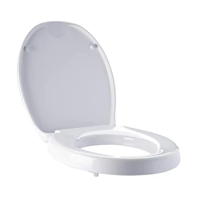 Imagen de RIDDER Top Asiento de Inodoro, Elevador, Duroplast, SEBS (copolímeros en Bloque estireno = elastómeros termoplásticos), Blanco