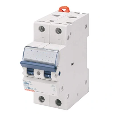 Imagen de Gewiss interruttore magnetotermico mt45 1p+n curva c 16a 2 moduli