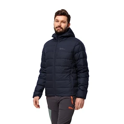 Imagen de Jack Wolfskin Sudadera con Capucha Ather Down M Edredón, Azul Oscuro, XXXL Hombres