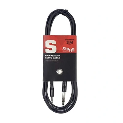 Imagen de Stagg S Serie SAC3MPS PS Câble Audio Deluxe 3m mini jack S/Jack