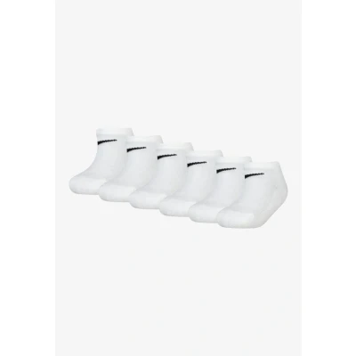Imagen de Nike Sportswear Basic NO SHOW 6 PACK Calcetines para niños, Talla: 23.5 27, White