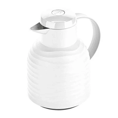 Imagen de Emsa Samba N4011500 Jarra térmica, 1 Liter, Plástico Vidrio, Wave White