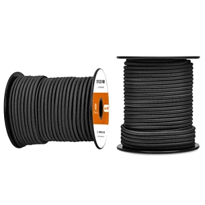 Imagen de Abma Cord Cuerda Elástica 4mm 30M de Lona Goma Tensora Expansora Negro