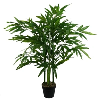 Imagen de Leaf Design UK Plantas de bambú Artificiales para árboles, Talla XL, 90 cm