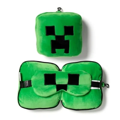 Imagen de Relaxeazzz Creeper Almohada de Viaje, Color Mixto, Talla única (Puckator CUSH306)