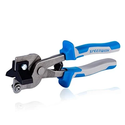 Imagen de SPEEDWOX Glass Tile Nipper 8 Inch with Strong Plastic Breaker Bar Scoring Wheel for Quickly Cutting Porcelain Mosaic Ceramic Mirror Professional Cutters Score Tool Heavy Duty Pliers