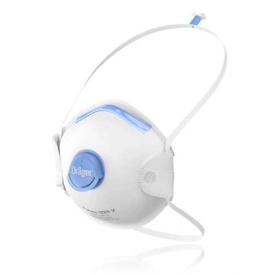 Imagen de Dräger X plore 1320 V 10x mascarilla respiratoria protección FFP2 semimáscara con válvula antipolvo, partículas y aerosoles