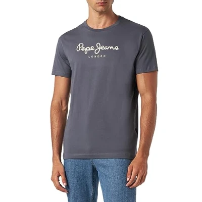 Imagen de Pepe Jeans Eggo N, Camiseta Hombre, Negro (Washed Black), S
