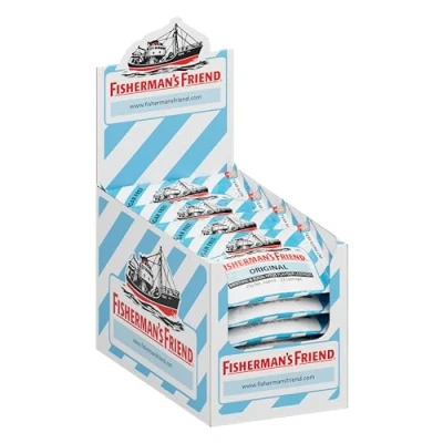 Imagen de Fisherman&#039;s Friend Original Sin Azúcar, Caramelo Comprimido Azúcar 24 unidades de 25 gr. (Total 600 gr.)