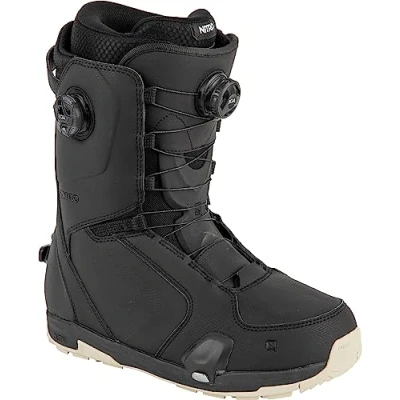 Imagen de Nitro Darkseid Boa All Mountain Freeride Freestyle Highend Premium Sistema de Cordones Rápidos Step On Boot Snowboot Barco Snowboard, Hombre, Negro, 33