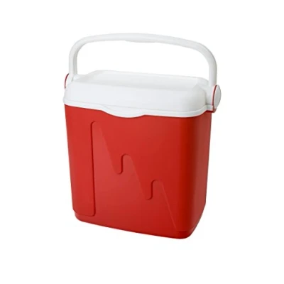 Imagen de Curver Nevera portátil con asa, Ideal para camping, playa, picnic, Capacidad 20 L, Color Rojo