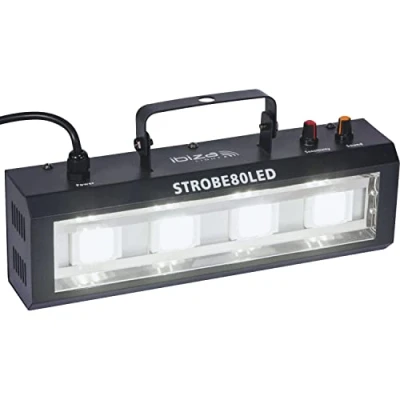 Imagen de Ibiza STROBE80LED Luz estroboscópica LED 4x20W Negro