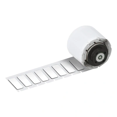 Imagen de BMP61 Brady M6 01 7593 WT etiquetas de poliéster blancas 27 mm x 7,95