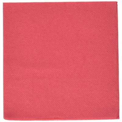 Imagen de LE NAPPAGE ARTS DE LA TABLE 50 servilletas Tex Touch Cocktail 25 x 24 cm, Color Rojo FSC, Papel, 25cm 24cm
