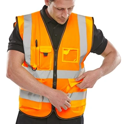 Imagen de Beeswift Ejecutivo Chaleco de alta visibilidad, naranja, M, 1