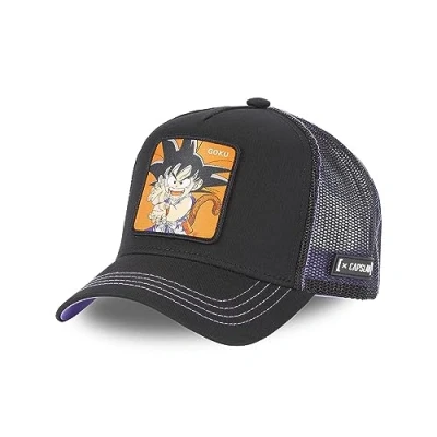 Imagen de Capslab Goku Dragon Ball Black Trucker Cap One Size