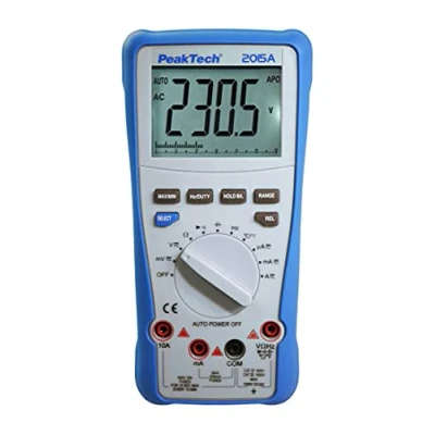 Imagen de Multímetro digital &quot;PeakTech® P 2015 A&quot; True RMS 4.000 cuentas 1000V AC/DC 10A Auto Range
