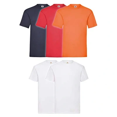 Imagen de Fruit of the Loom 5X 61 036 0 Camiseta, Hombre, Colour Set II, L