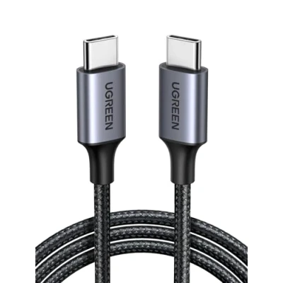 Imagen de UGREEN Cable USB C 60W PD 3.0, Tipo Carga Rápida Nylon Compatible con iPhone 16/15 Plus Pro Max, Galaxy S24 S23 S22 A53, Pixel 8 9, PS5, etc 1M