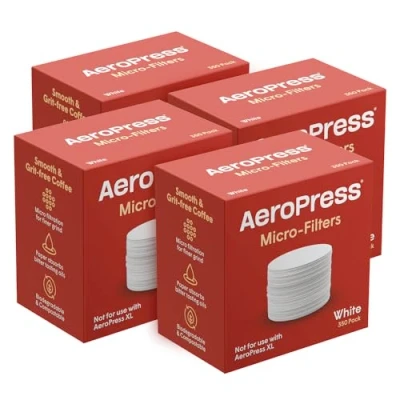 Imagen de AeroPress Paquete de filtros repuesto Microfiltros para cafetera y estilo espresso 4 (1400 unidades)