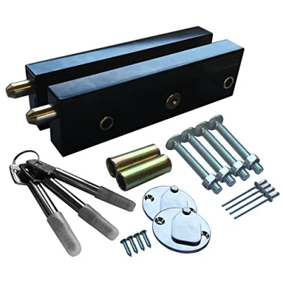 Imagen de Technik de mécanicien Serrure porte garage avec riegeln Noir Enfield