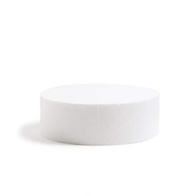 Imagen de DECORA, 0173817 Disco Redondo de Poliestireno Embolsado Individualmente, Ideal como Muñeco para Hacer Tartas Pisos, Bordes Rectos, Ø 40 X H 10 CM.