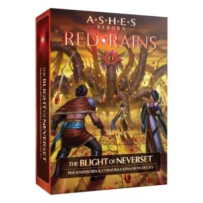 Imagen de Plaid Hat Games Ashes Reborn: Red Rains The Blight of Neverset Expansion Decks Juego de quimera y Phoenixborn para 1 2 jugadores, a partir 14 años Requiere Corpse Viros &amp; Master Set