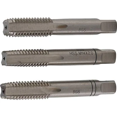Imagen de BGS 927 Juego de machos macho inicial, central y acabado HSS G M14 x 2,0 mm 3 piezas