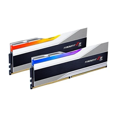 Imagen de G.Skill Trident Z5 RGB Series (Intel XMP) 32 GB (2 x 16 GB) 288 Pines SDRAM DDR5 6800 CL34 45 108 1.40V Memoria de Escritorio Doble Canal F5 6800J3445G16GX2 TZ5RS (Plateado metálico)