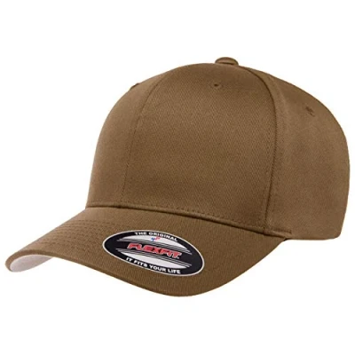 Imagen de Flexfit Gorra de b isbol atl tico para hombre Marr n S/M