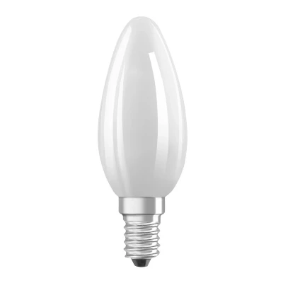 Imagen de OSRAM con forma clásica Edison, filamento LED decorativo, A, E27, 2,2 W, 470 lm, 2700 K, blanco cálido. Sin calentar, 100% luz inmediatamente. Parpadeo bajo.