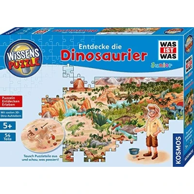 Imagen de Wissenspuzzle: Was ist Junior Entdecke Die Dinosaurier