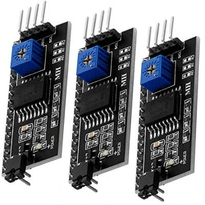 Imagen de AZDelivery 3 x I2C Adaptador Serial Modulo Board Interfaz para Display LCD 1602 y 2004 Compatible con Arduino E Book Incluido!