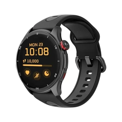 Imagen de Smartwatch myPhone Watch Adventure Negro Gran batería de 360 mah, hasta 14 días con una Sola Carga, 1,43 Pulgadas, GPS, 50 Modos Deportivos, botón SOS, brújula, Resistente al Agua, Bluetooth