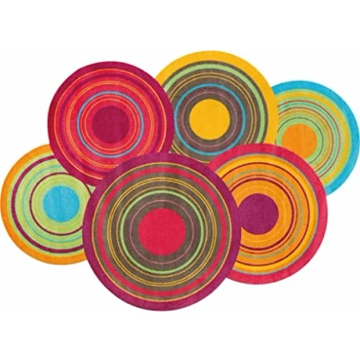 Imagen de Wash+Dry Cosmic Colours Felpudo, Acrílico, Multicolor, 140x200cm
