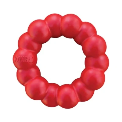 Imagen de KONG Ring Juguete mordedor para Perro de Caucho Resistente Perros Medianos/Grandes