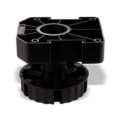 Imagen de SO TECH® Juego de 20 Zócalo Mueble Cocina Patas Plásticas Pies para Regulables Alto 75 mm