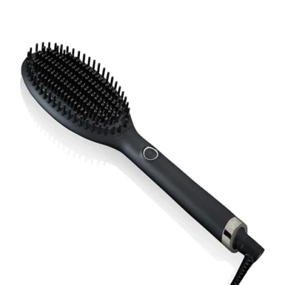 Imagen de ghd glide Cepillo de pelo térmico para un acabado liso natural sin esfuerzo, suaviza y elimina el encrespamiento, púas cerámicas, temperatura óptima peinado 185ºC, tecnología iónica, negro